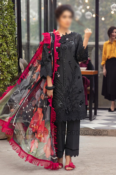 Mushq Moonless Night Spring  Summer Luxury Lawn MLL-14 By Ayeza Khan