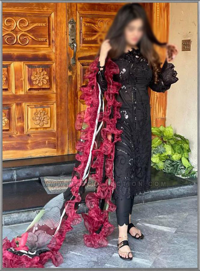 Mushq Moonless Night Spring  Summer Luxury Lawn MLL-14 By Ayeza Khan