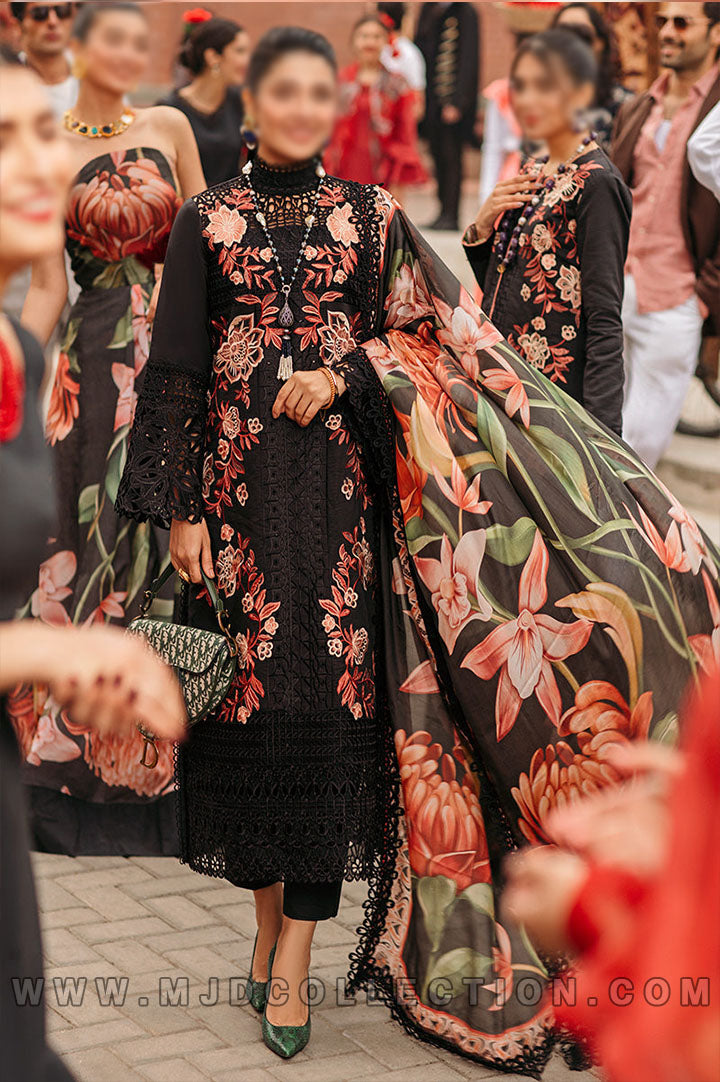 Mushq Rosa Luxury Spring Lawn Festival De Verano MSL22-13 By Ayeza Khan