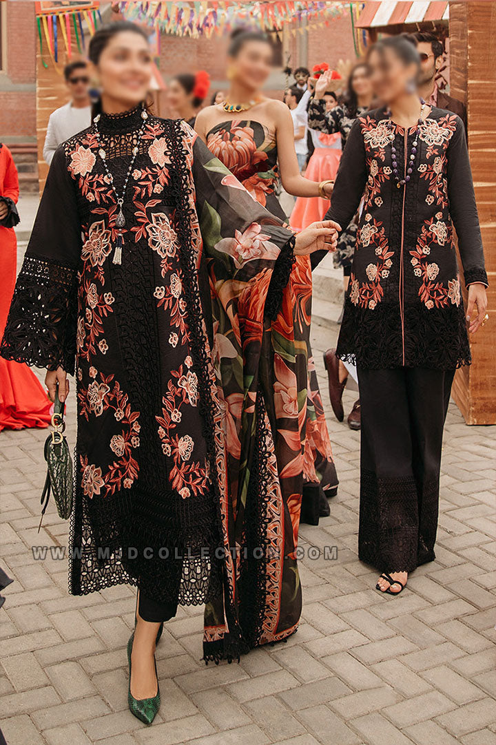 Mushq Rosa Luxury Spring Lawn Festival De Verano MSL22-13 By Ayeza Khan