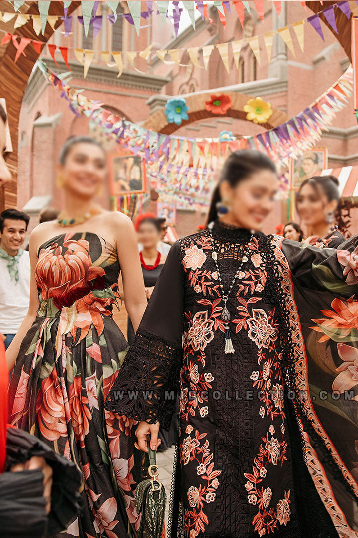 Mushq Rosa Luxury Spring Lawn Festival De Verano MSL22-13 By Ayeza Khan