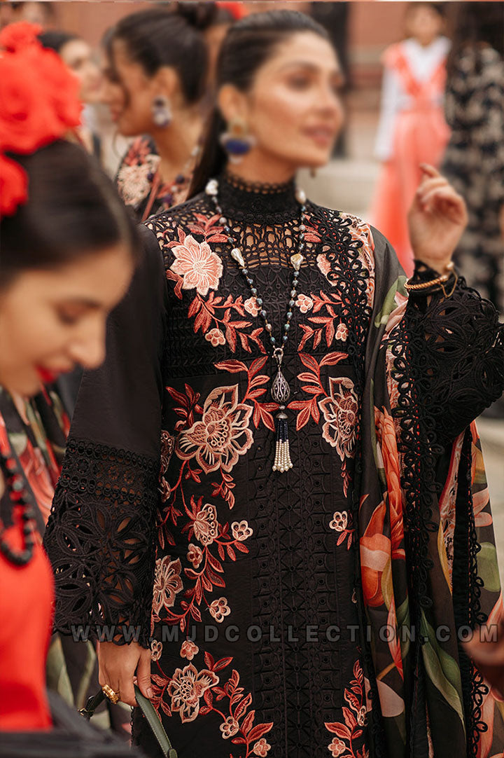 Mushq Rosa Luxury Spring Lawn Festival De Verano MSL22-13 By Ayeza Khan