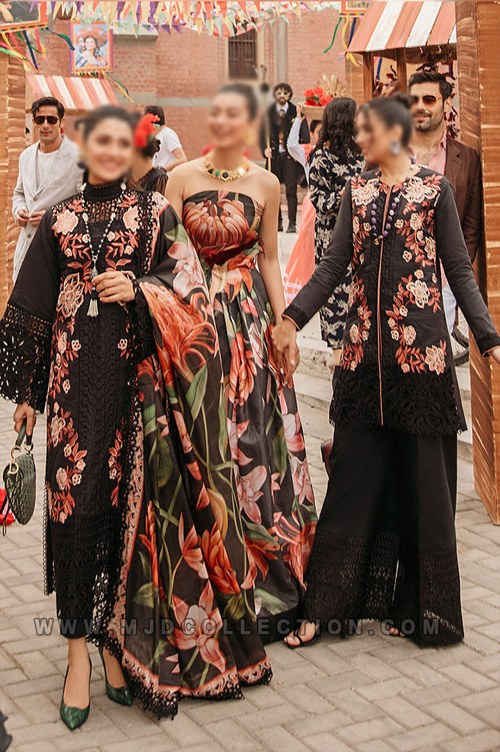 Mushq Rosa Luxury Spring Lawn Festival De Verano MSL22-13 By Ayeza Khan