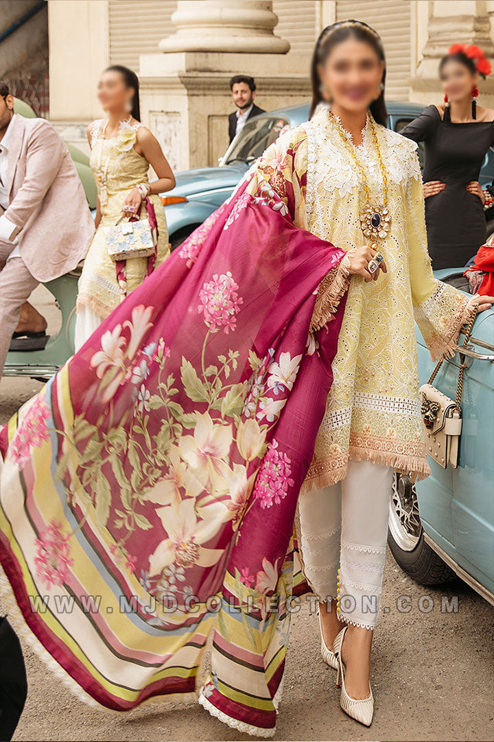 Mushq Sara Luxury Spring Lawn Festival De Verano MSL22-12 By Ayeza Khan