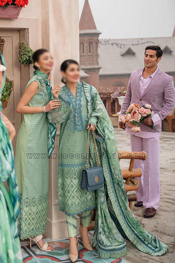 Mushq Sofia Luxury Spring Lawn Festival De Verano MSL22-08 By Ayeza Khan