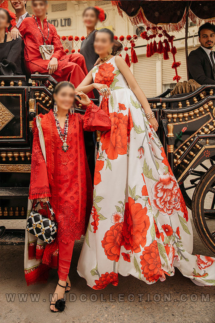 Mushq Valentina Luxury Spring Lawn Festival De Verano MSL22-04 By Ayeza Khan