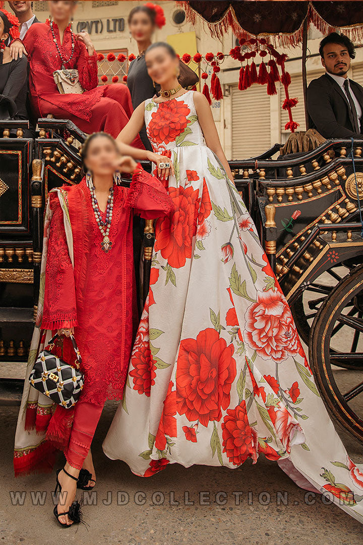 Mushq Valentina Luxury Spring Lawn Festival De Verano MSL22-04 By Ayeza Khan
