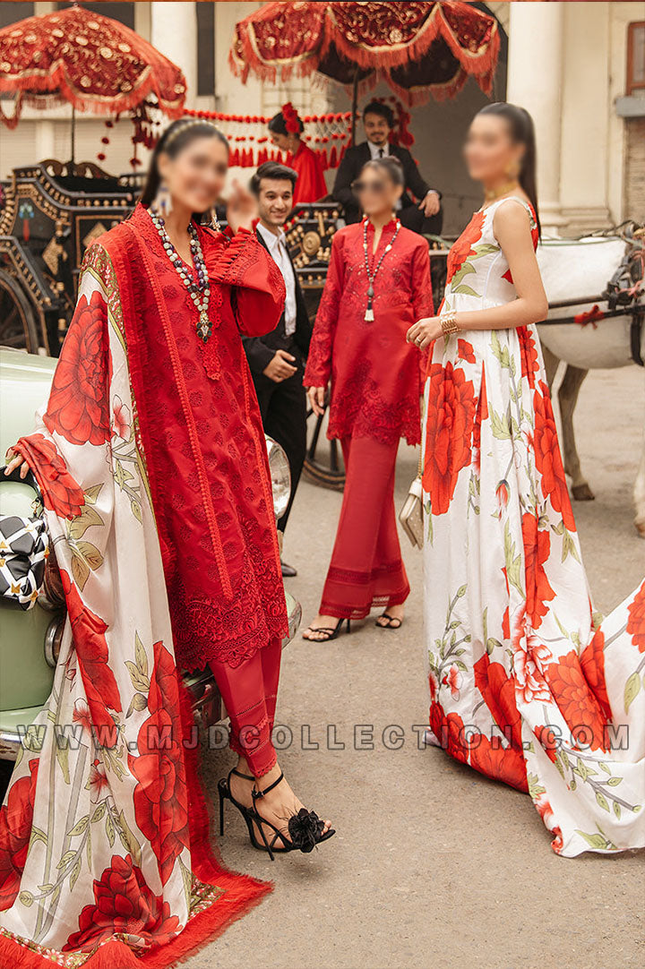 Mushq Valentina Luxury Spring Lawn Festival De Verano MSL22-04 By Ayeza Khan