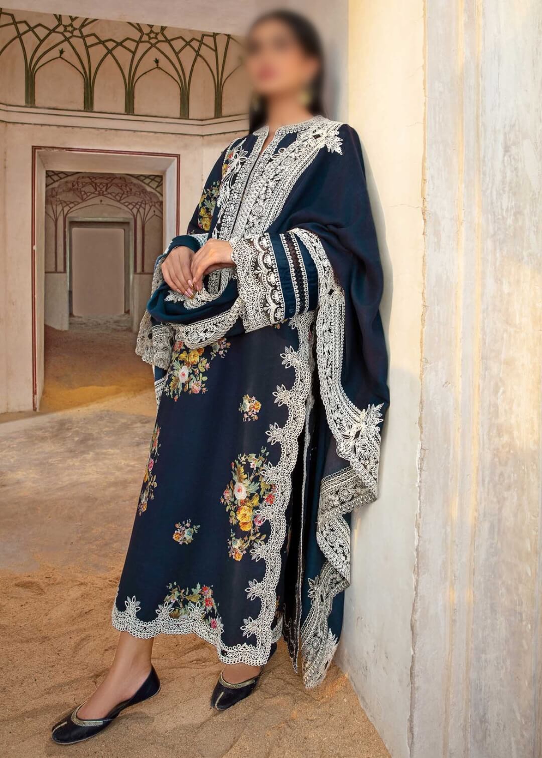 Crimson Marori – Embroidered Lawn Suit CRWP 2B