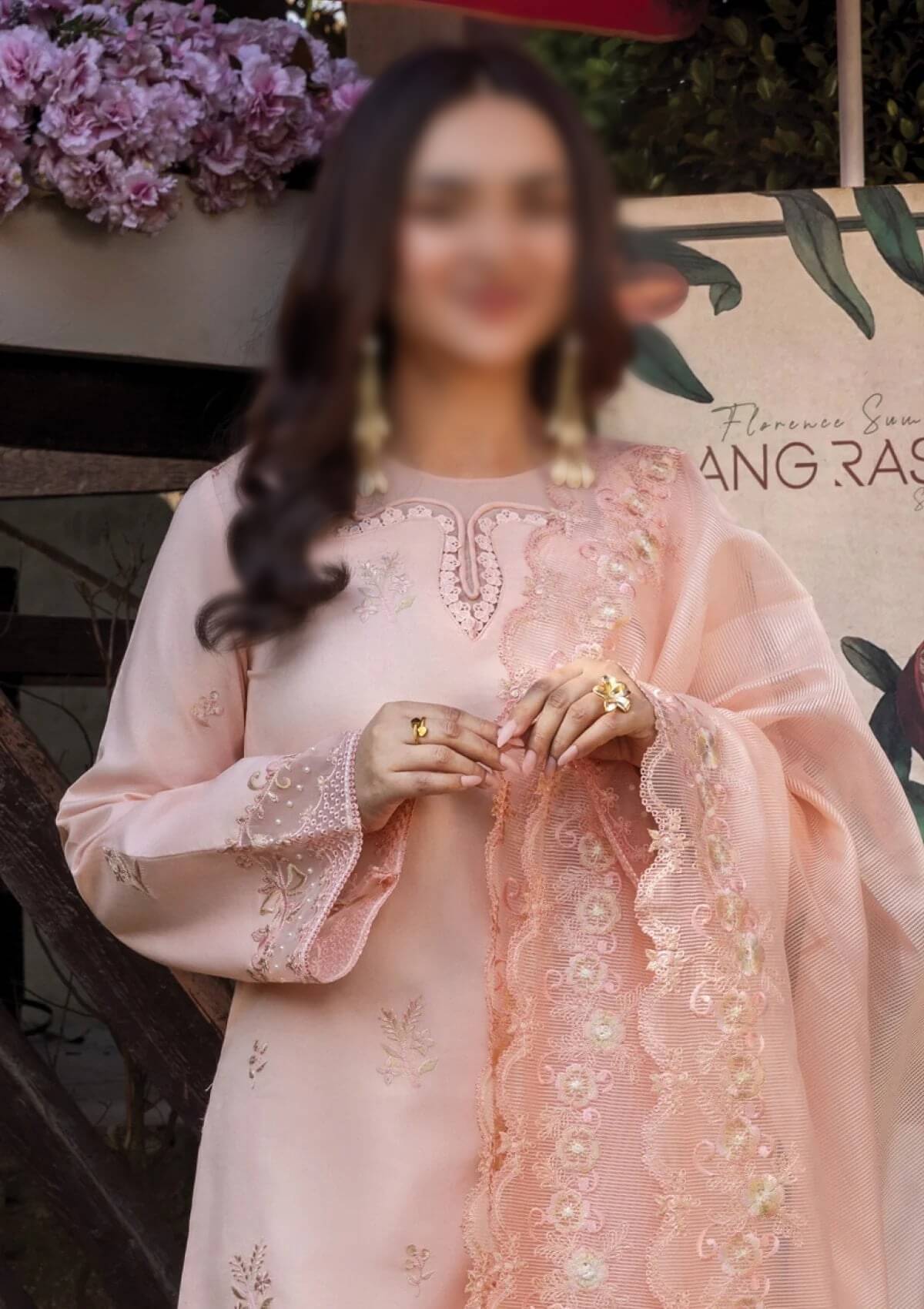 Rang Rasiya Embroidered Lawn 3 Piece Unstitched Suit RR25FS D-03