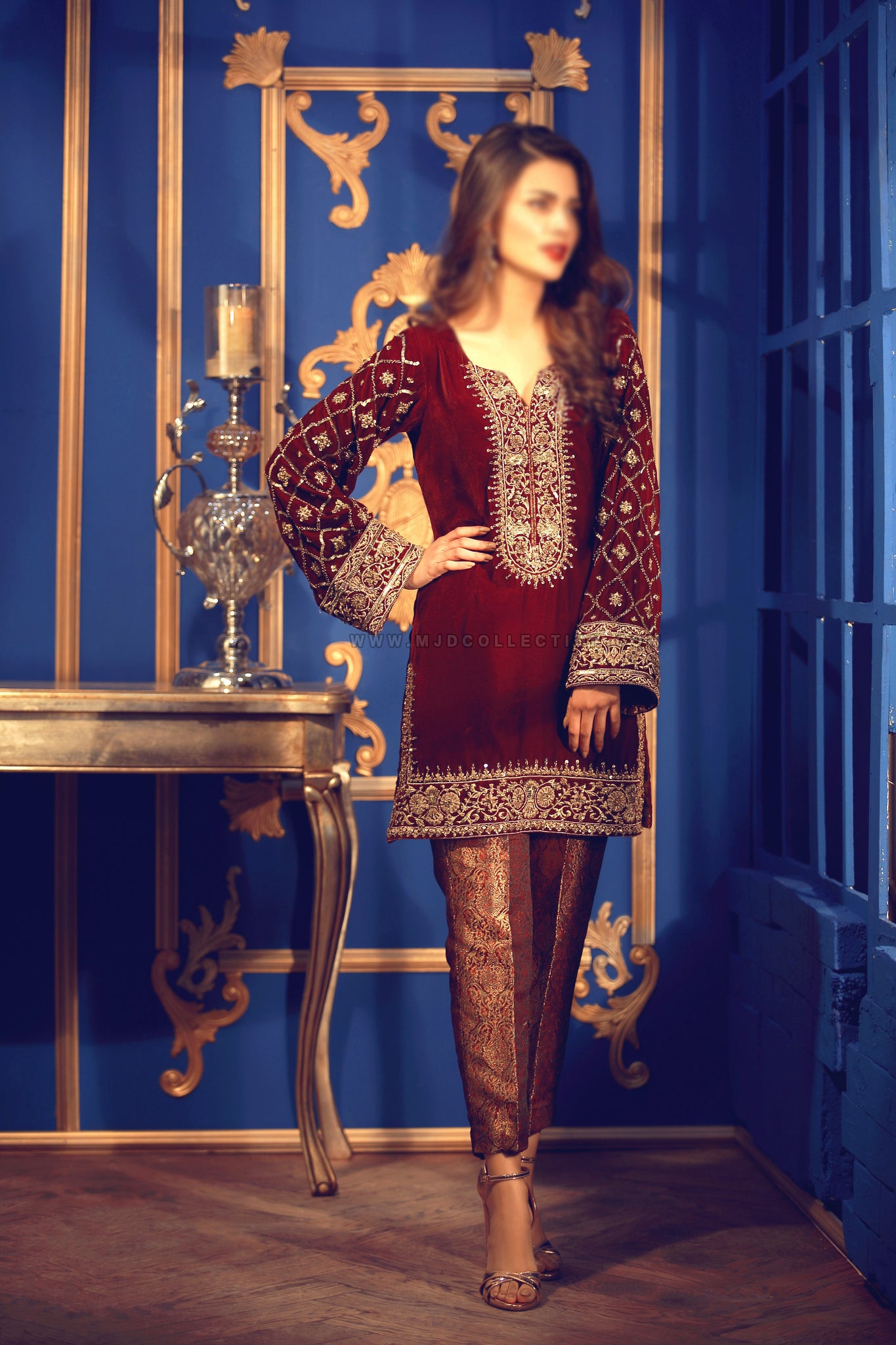 Sarosh Salman Velvet Glam Embroidered Winter Wedding Collection