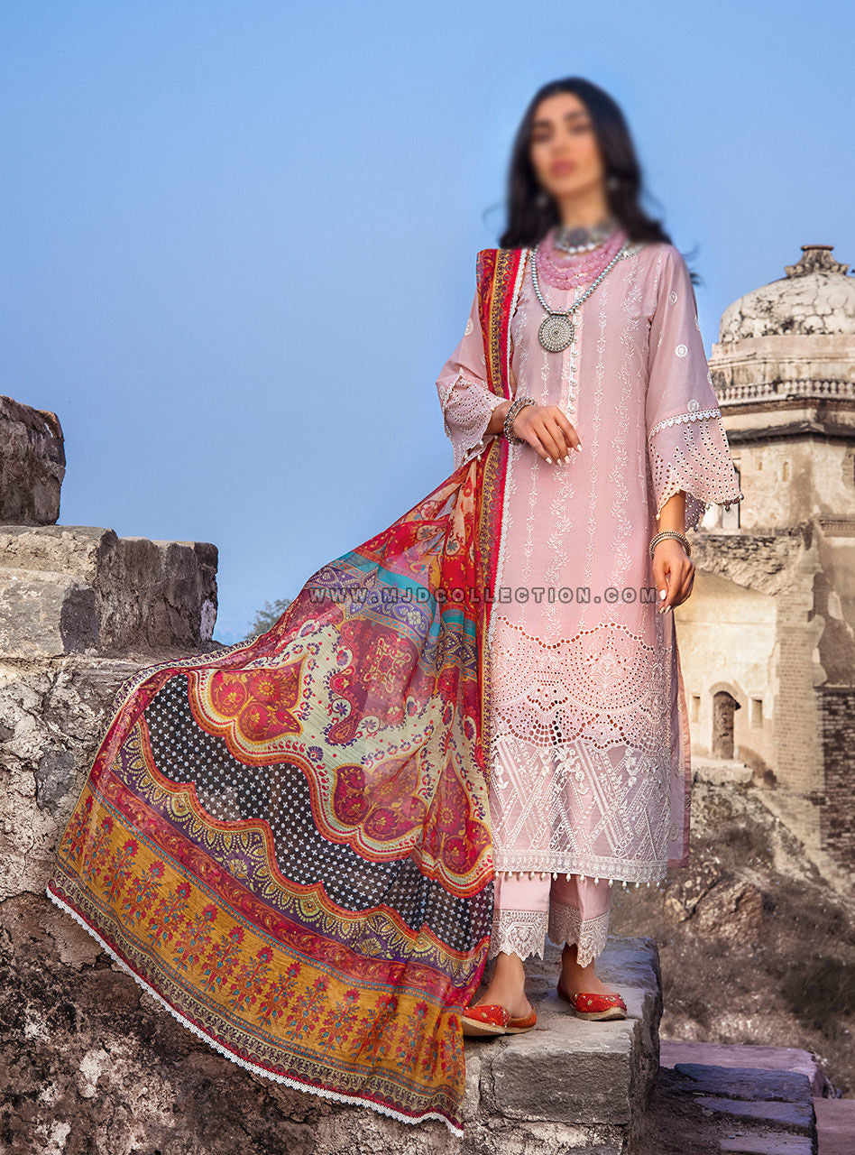 Zainab Chottani Gulnoor Chikankari Lawn Collection D-5B
