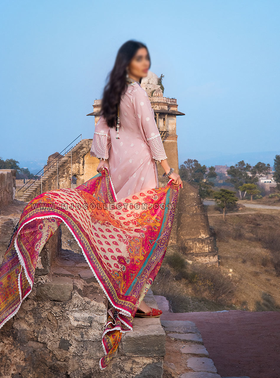Zainab Chottani Gulnoor Chikankari Lawn Collection D-5B