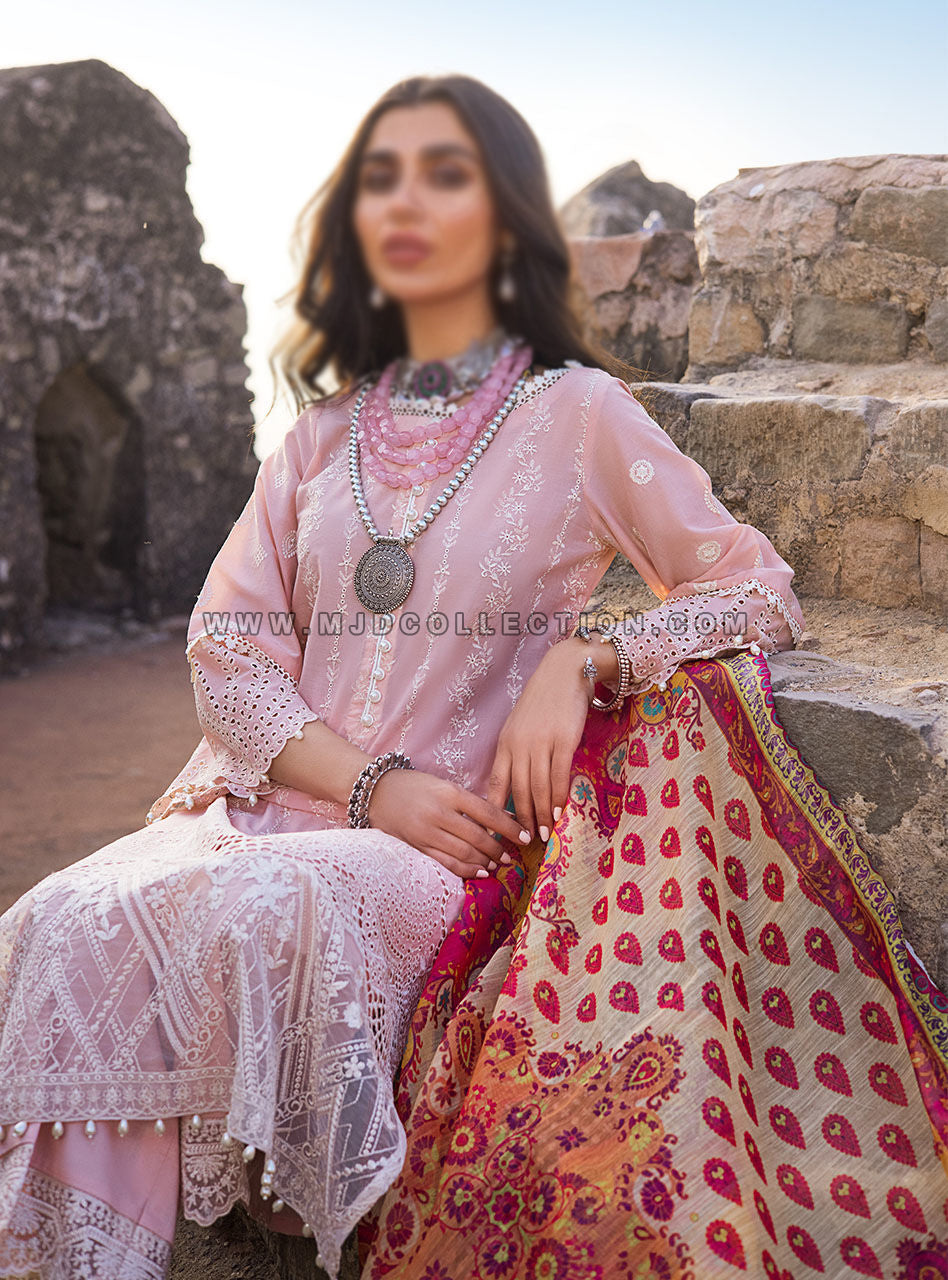 Zainab Chottani Gulnoor Chikankari Lawn Collection D-5B