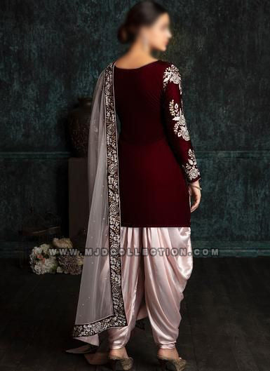Zainab Chottani ZC-42 Embroidered Velvet Winter Collection