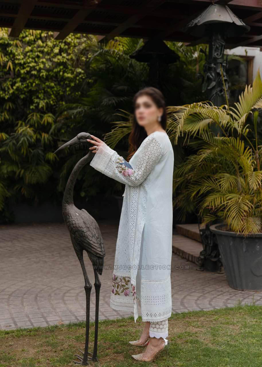 Zarqash Pale Azure Belle Ame Festive And Capsule Pret Chikankari Collection ZQ-004
